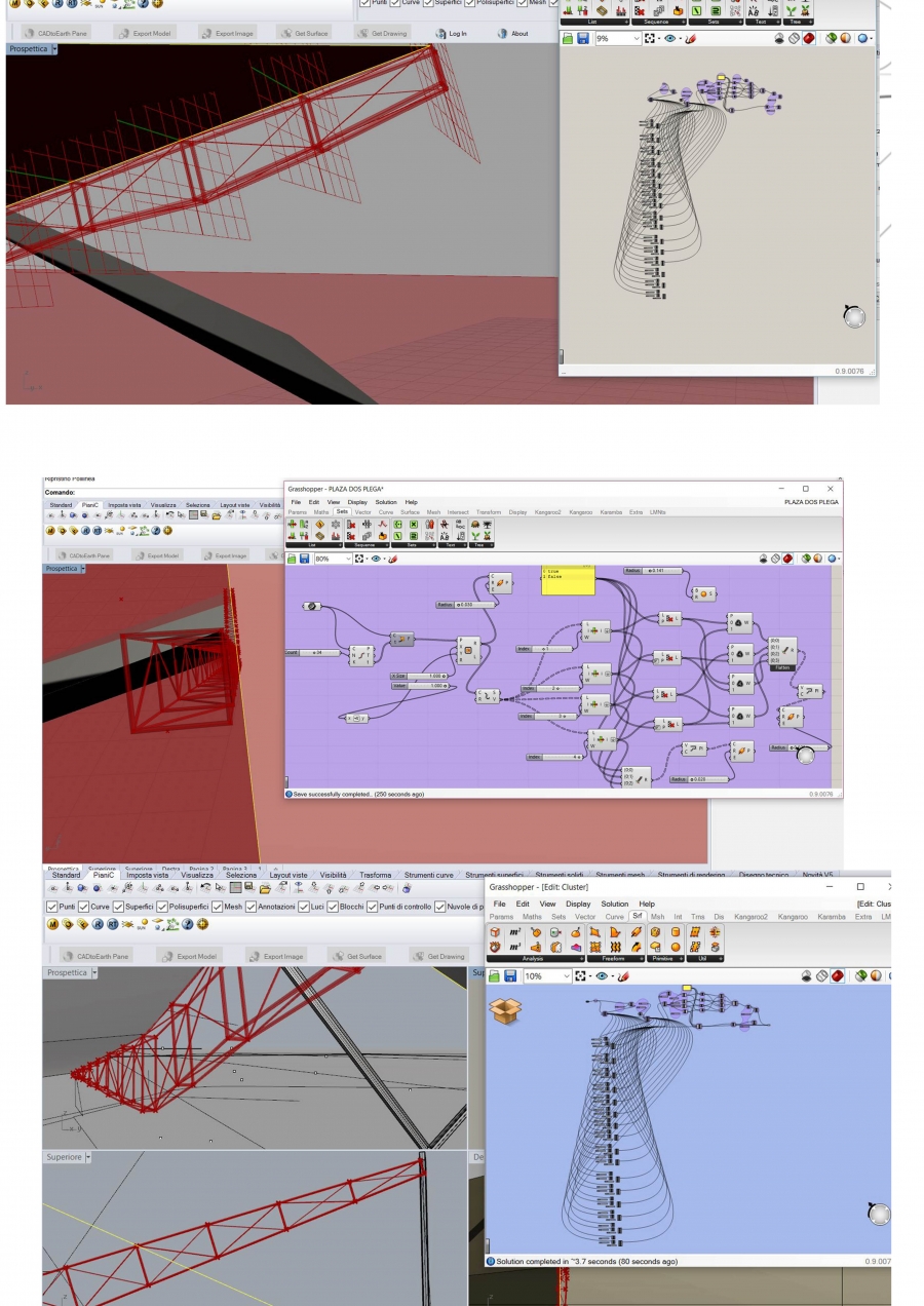 Parametric 3D Truss-Variable section